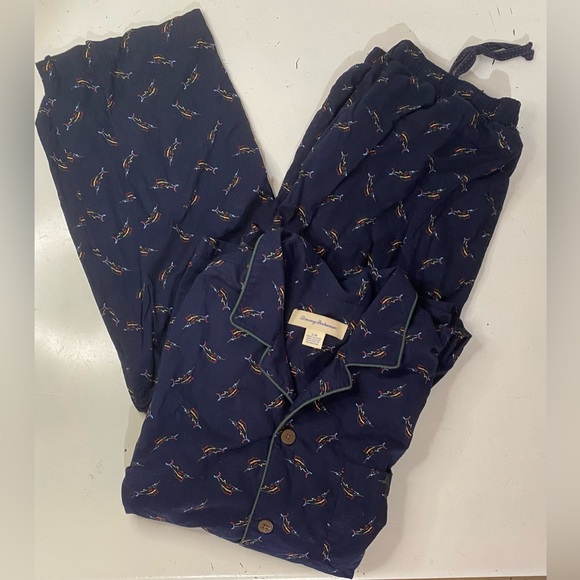 Tommy Bahama Other - Tommy Bahama 100% Cotton Men’s Pajamas, Nautical, Navy, NWOT, Size Large